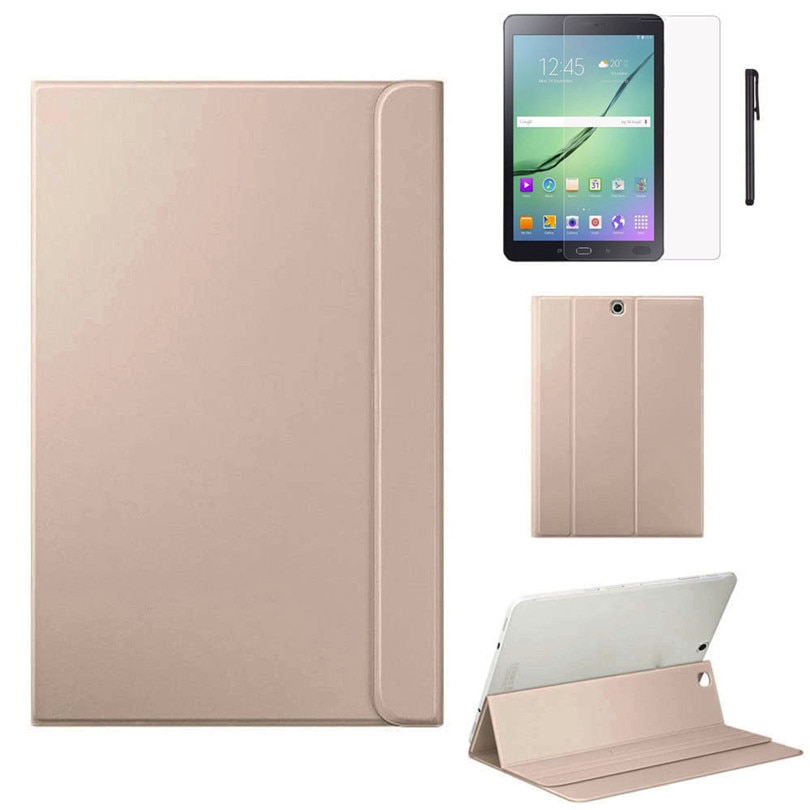 Leather Tablet Case For Samsung Galaxy Tab S2 9.7 Inch Protective Case SM-T810 SM-T815 Fundas Coque Covers Shell Folding