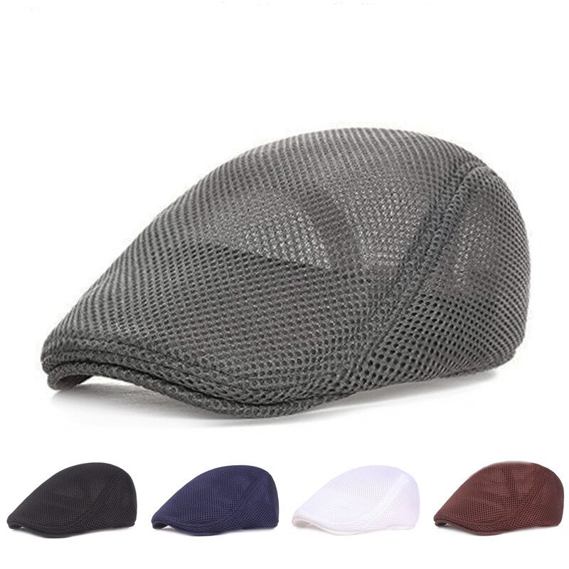 Spring Peaky Blinders Mesh Beret Summer Men Breathable Berets Caps for Women Touring Cap Unisex Outdoor Sport Hat