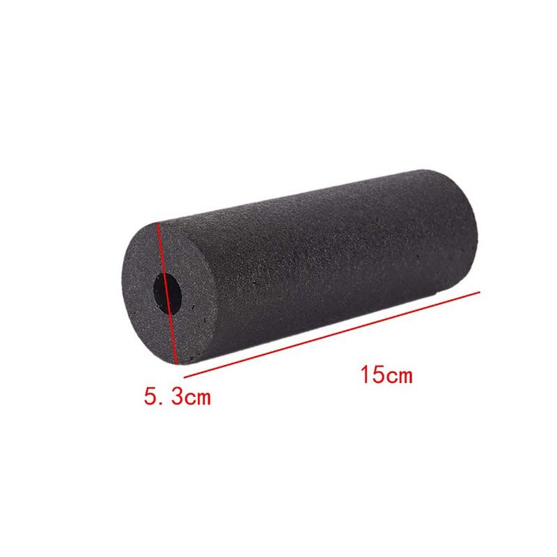 Sort 1 stk yoga bold gym foam roller yoga kolonne muskel roller stick balance træning skaft massage rulle fitness udstyr