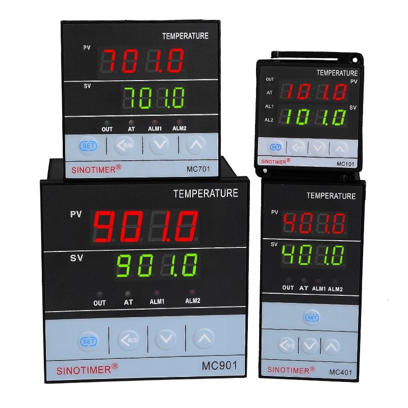 Temperature Controller Universal Input PT100 K Thermocouple Digital PID SSR Relay Output for Heat Cool with Alarm Fahrenheit