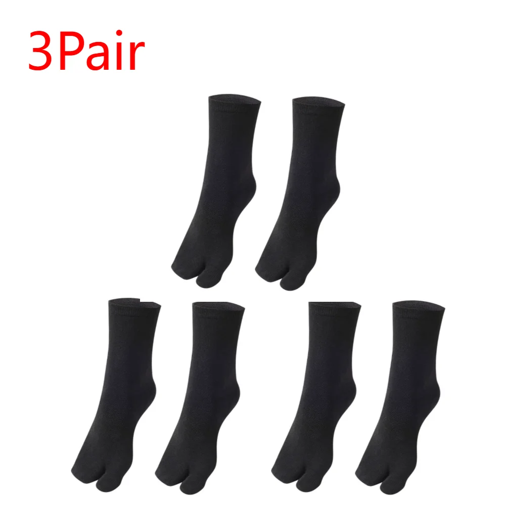 1-5PCS Women/Men Unisex Japanese Kimono Flip Flop Sandal Split Two Toes Sock Tabi Geta Cotton Socks: MULTI