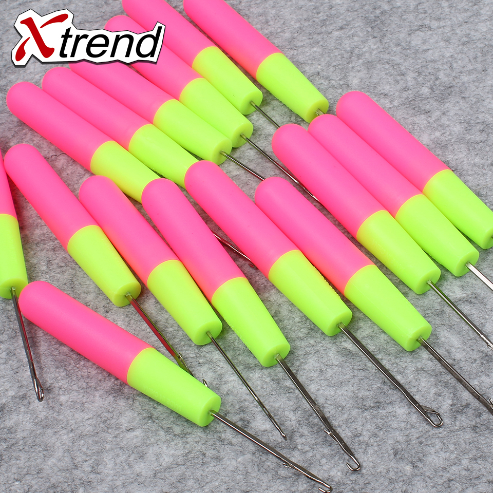 Aiguille à Crochet de verrouillage professionnelle, 6 pouces, 1 pièce, gros trou, crochets Dreadlock pour verrouillage de tresse, outils d&#39;aiguille d&#39;extension