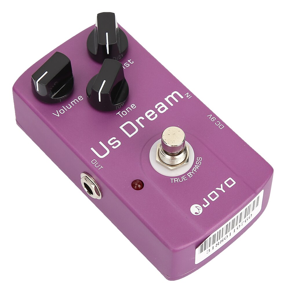 Efeitos de guitarra elétrica pedal efeito dispositivo true bypass JF-34 americano distorção guitarra efeito dispositivo pedal acessórios guitarra