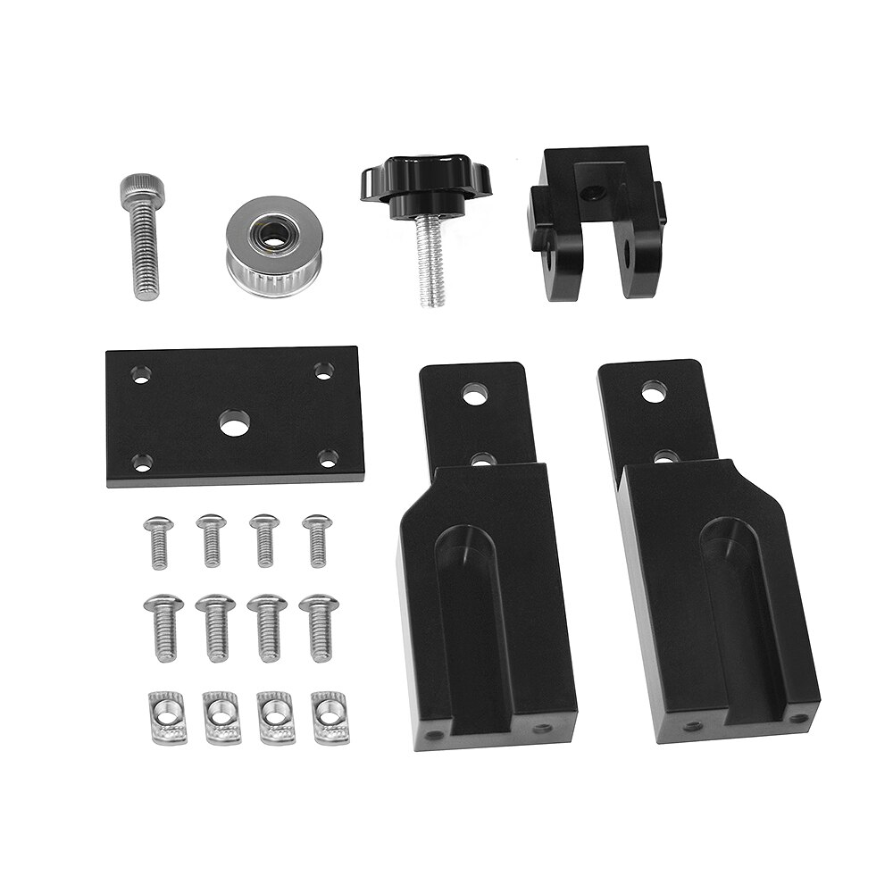 Tensor de estiramiento de correa síncrona para impresora 3D Creality CR10 CR10S, perfil de ranura en V, mejora de /2040/4040, eje X Y