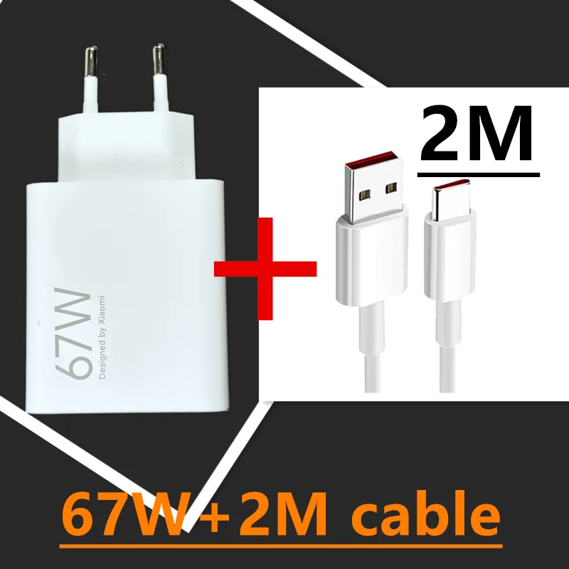 Cargador Xiaomi de 67W, Original, UE, Redmi Note 11 pro, carga rápida, cable tipo C 6A, 65W, 55W, 33W, para Redmi note 11 9 10 pro mi 11 Pro: IL