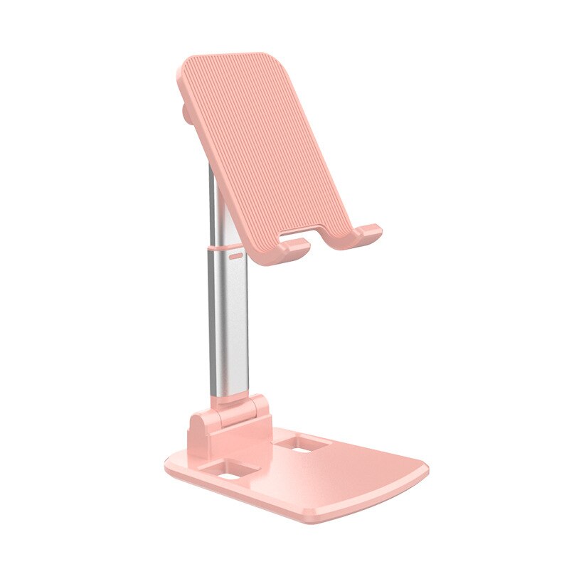 Tablet stand mobile phone tablet universal stand live broadcast stand iPad tablet desktop stand holder: Pink