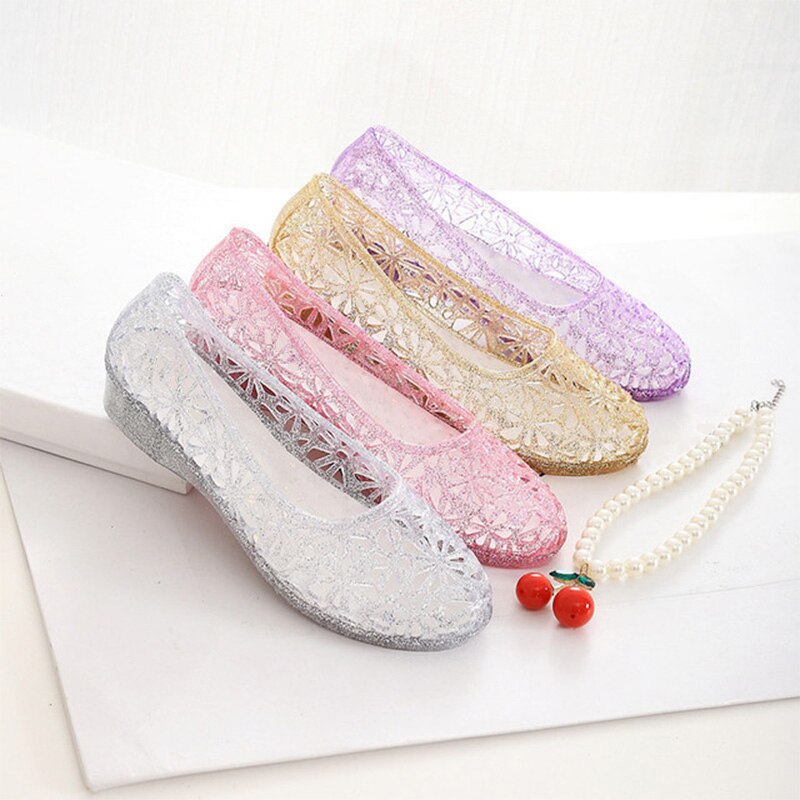 Summer Womens Sandals Flat Jelly Shoes Hollow Out Slip-On Loafers Female Soft Comfort Casual Shoes Ladies Footwear