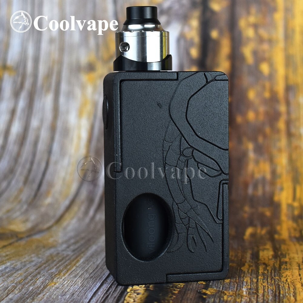 coolvape Mechanical Squonk Box MOD with coolvape RDA 13ml Silicone Bottle 18650 battery Auto-adjusting Box MOD 510 pin bf mod: C