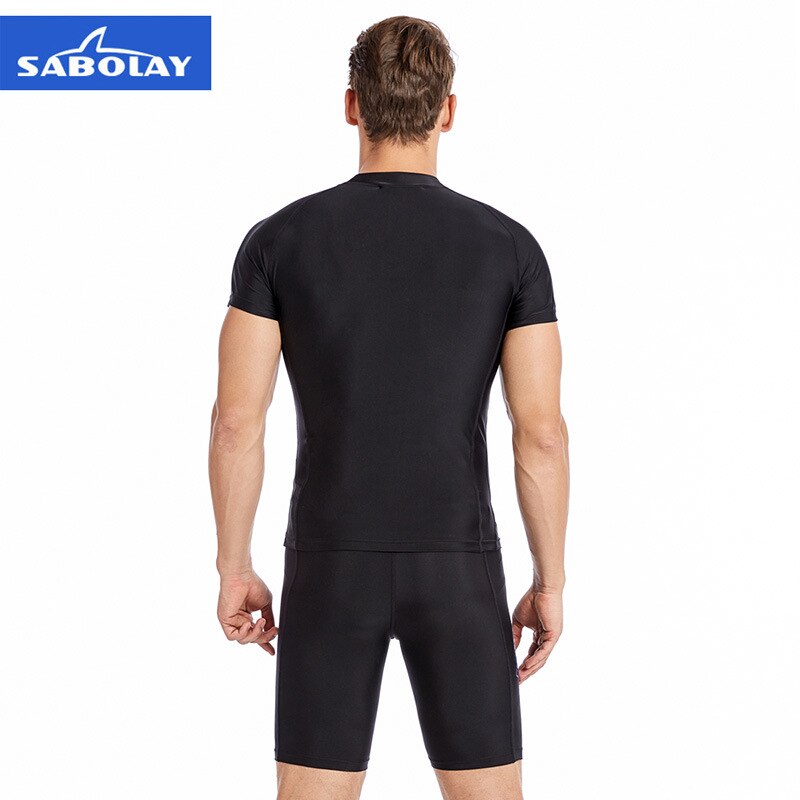 traje de buceo deportivo para exteriores Sabolay, traje de baño dividido de manga corta para hombre, para surf