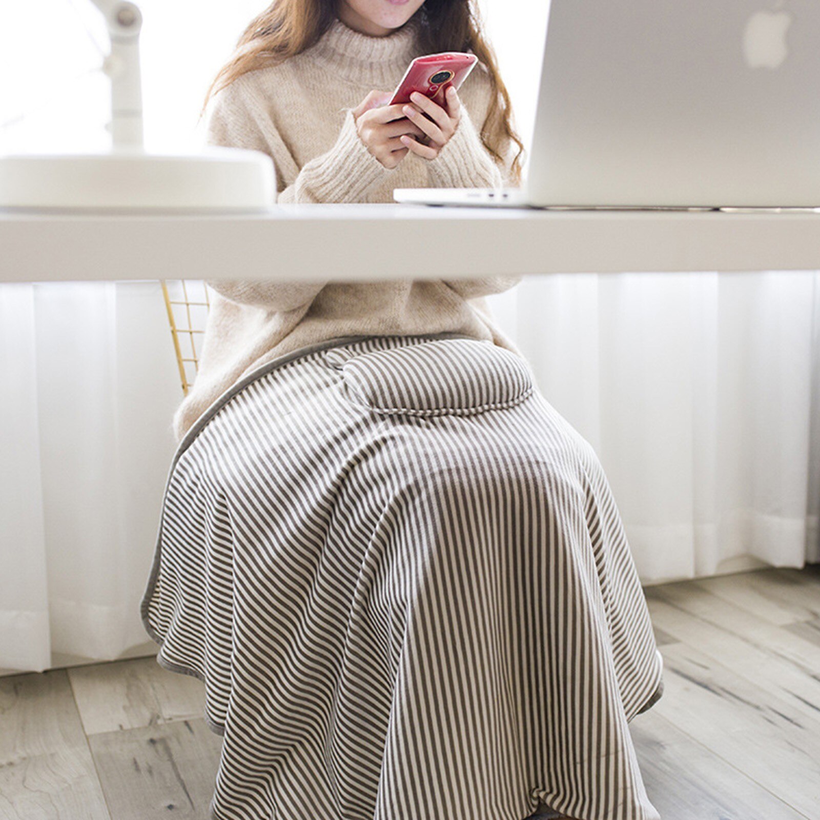 40# Multi Function Fast Heat Electric Blanket Heated Throw Over Blanket Warm Heater Bed Thermostat Soft Electric Heating Blanket