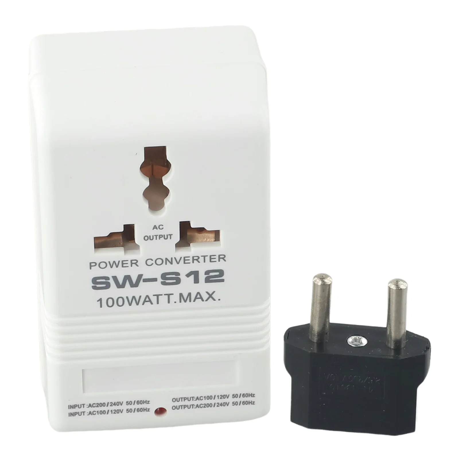 Step UP OR Down Converter Transformer 100W 110V/120V To 220V/240V+EU Adapter Bidirectional Converter Power Transformer 100W