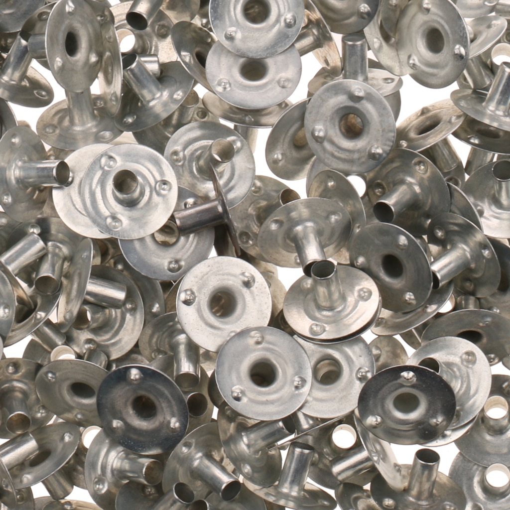 Organic Spool of Cotton Square Braid Candle Wick &amp; 2cm Candle Wicks Sustainers Wick Tabs for DIY Candle Making Accessories