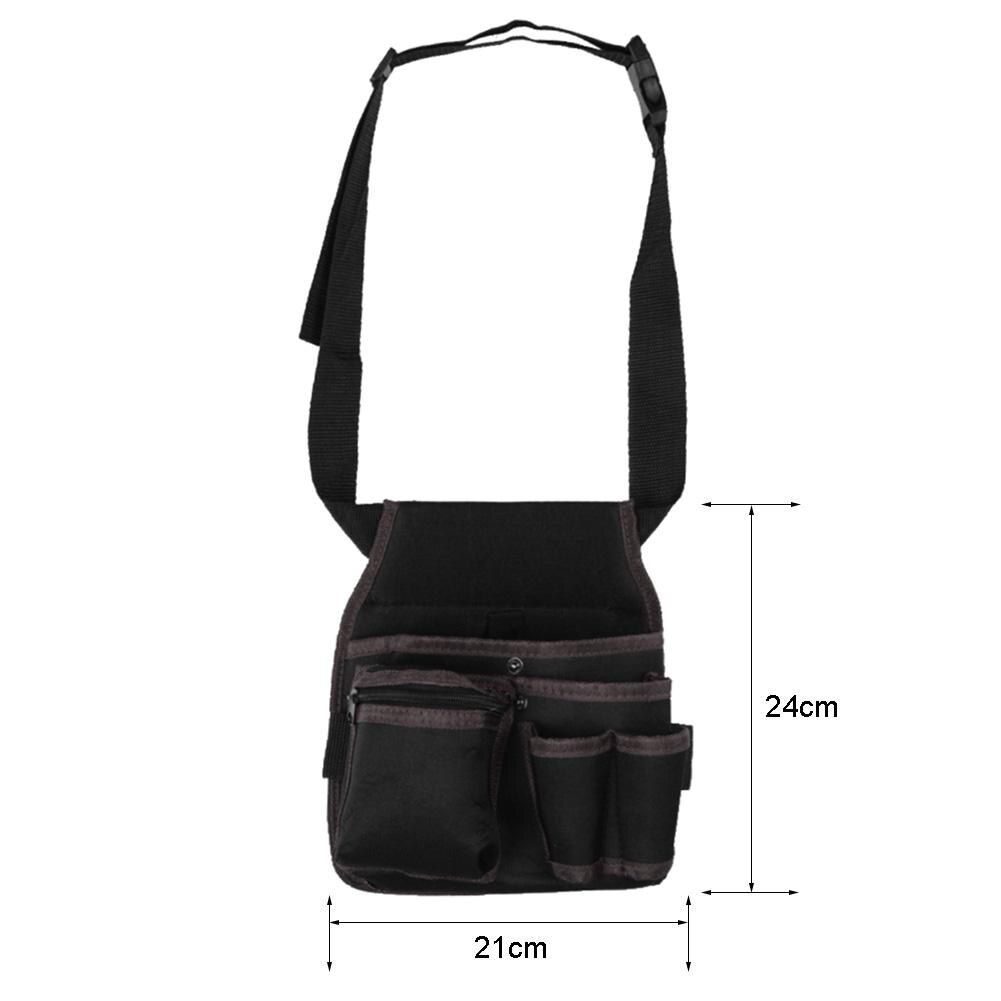 Taladro eléctrico con hebilla de almacenamiento para cinturón, utensilio para colgar en la cintura, funda organizadora para llave y martillo, destornillador: 06