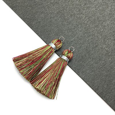 Chengrui  l113,4cm, kwastjes, zijden kwastjes, mini kwastjes, sieraden accessoires, doe-het-zelf oorbellen hangers, huishoudelijke artikelen ,4 stuks/zak: L11327