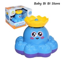 Bath Toy Spray Water Octopus Float Rotate Fountain Baby Bathtub Supplies Infant Kid Party Electronic Sprayer