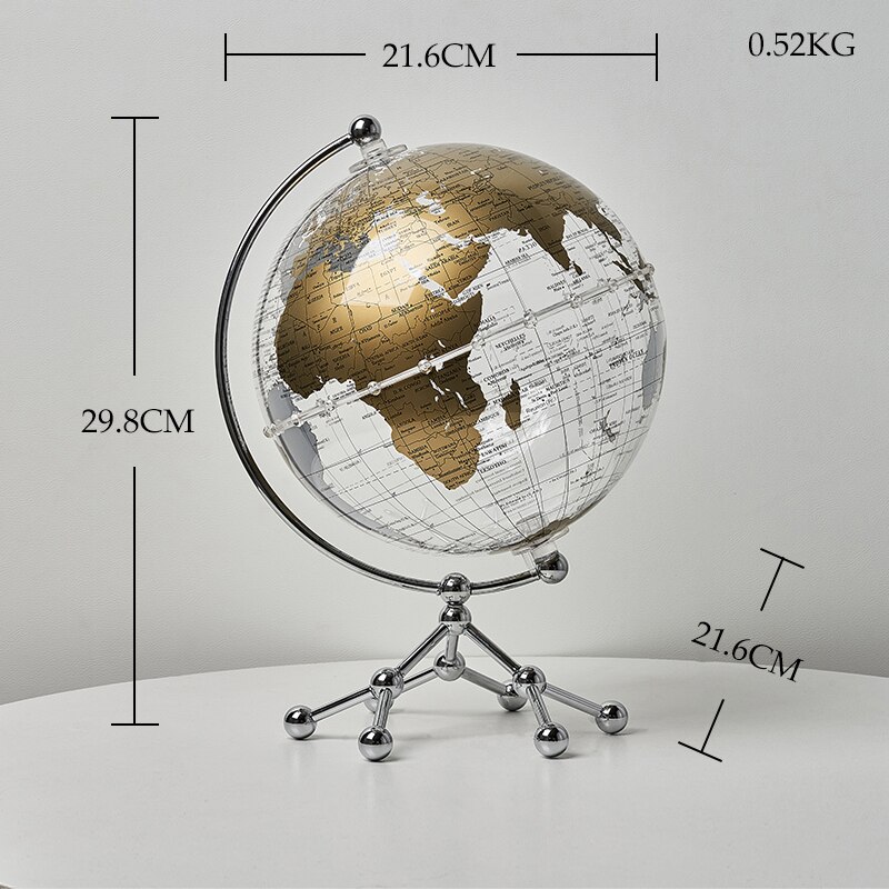 Retro World Globe Constellation Map Globe for Home... – Vicedeal