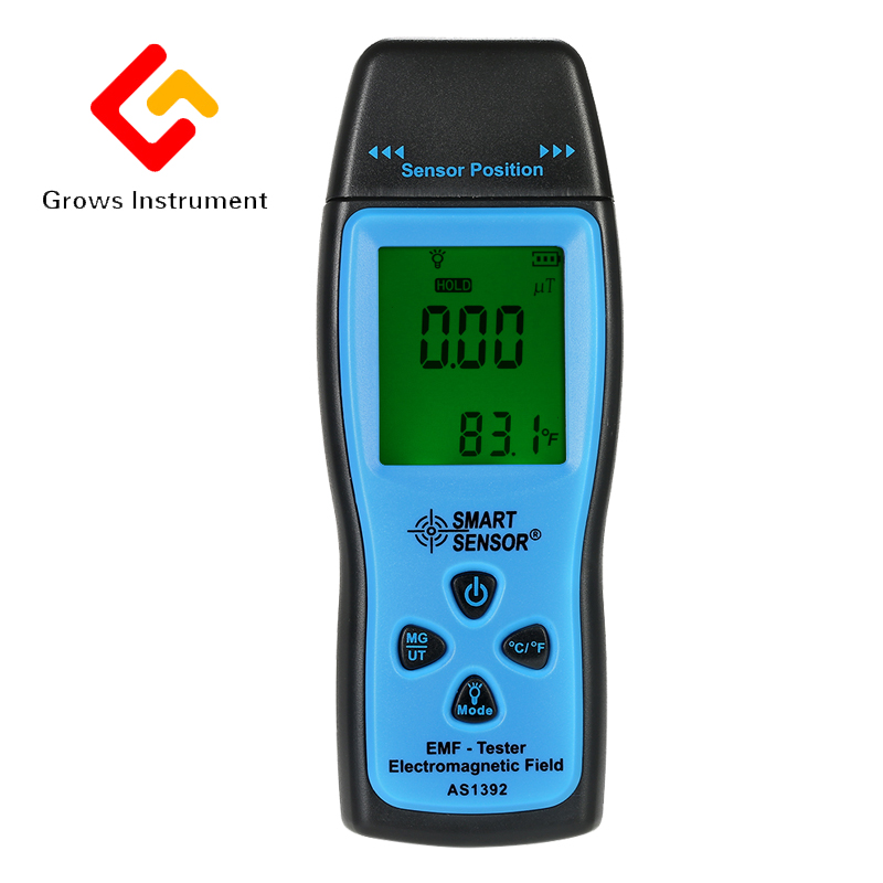 Handheld Digital LCD radiation dosimeter Mini EMF Tester Electromagnetic Field Radiation Detector Dosimeter Tester AS1392