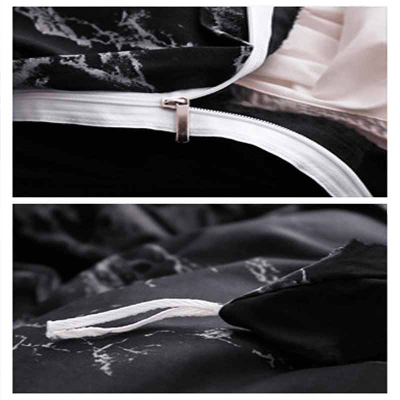 3-delige dekbedovertrekset met kussensloop, dubbel dekbed, beddengoedset, dekbedovertrek, koningin/koning, paar of eenpersoonsbed