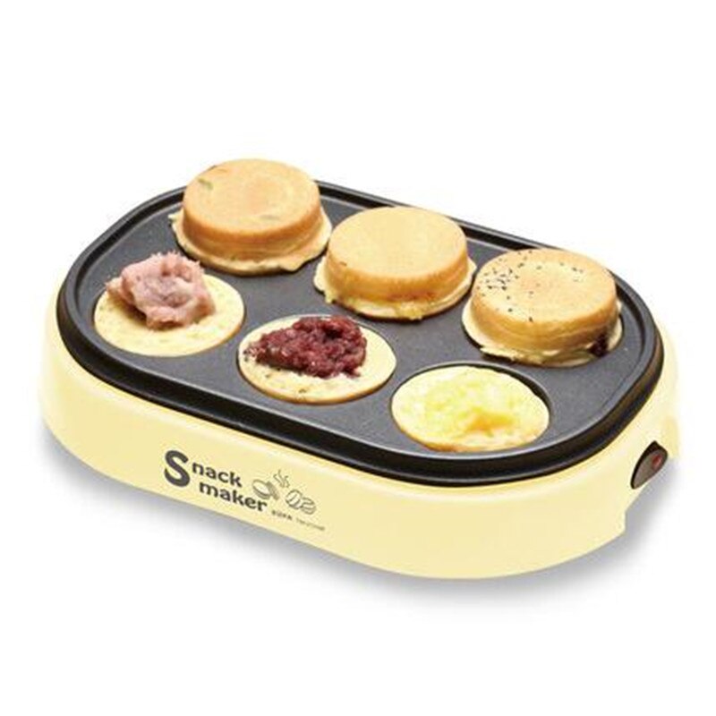 220v elektrische eieren geroosterde hamburger pannenkoek bakmachine rode bonen cake taart maker mini ontbijt pannenkoek gebakken ei koekenpan