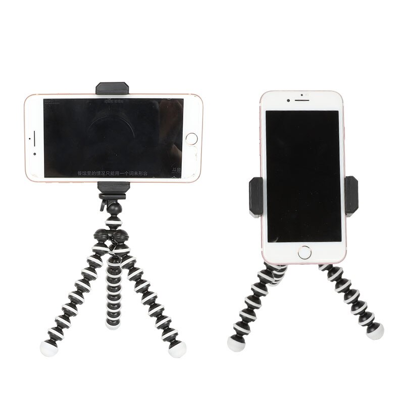 Octopus-Mini trípode plegable, portátil, Flexible, soporte de Clip para teléfono inteligente, cámara de acción, Stent, Trípodes para teléfono inteligente