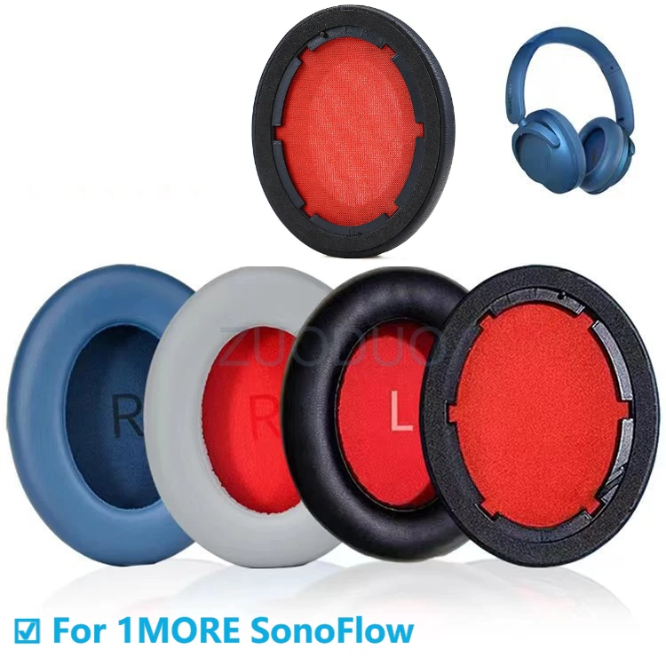 Almohadillas de repuesto para auriculares 1MORE SonoFlow, accesorios originales, almohadillas para los oídos