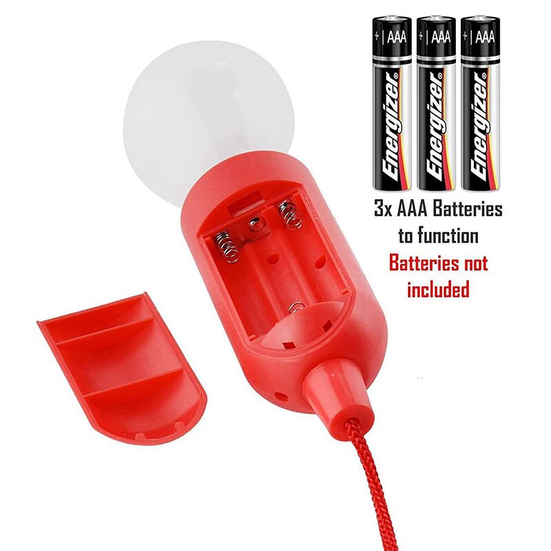 Lámpara colgante LED de colores, iluminación Retro Para el hogar, con cordón portátil, para tienda de campaña, luz blanca