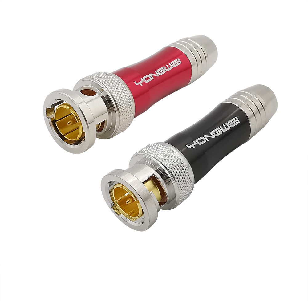 BNC Stecker BNC Video Kabel HD SDI Stecker 75-5BNC Lözehn Kopf Überwachung Video Kabel Koaxial Kupfer Ader Gold-überzogene