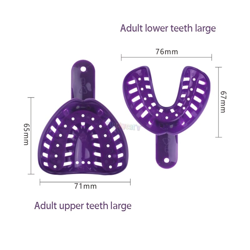 Porte-empreinte Dentaire Métallique (2 Ou 1 Pièce) - Autoclavable (135°C) - Longueur 13cm/15cm - Marque Easyinsmile