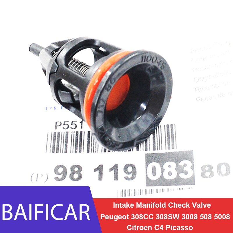 Baificar Gloednieuwe Turbo Stofdicht Inlaatspruitstuk Terugslagklep Voor Peugeot 308CC 308SW 3008 508 5008 Citroen C4 picasso