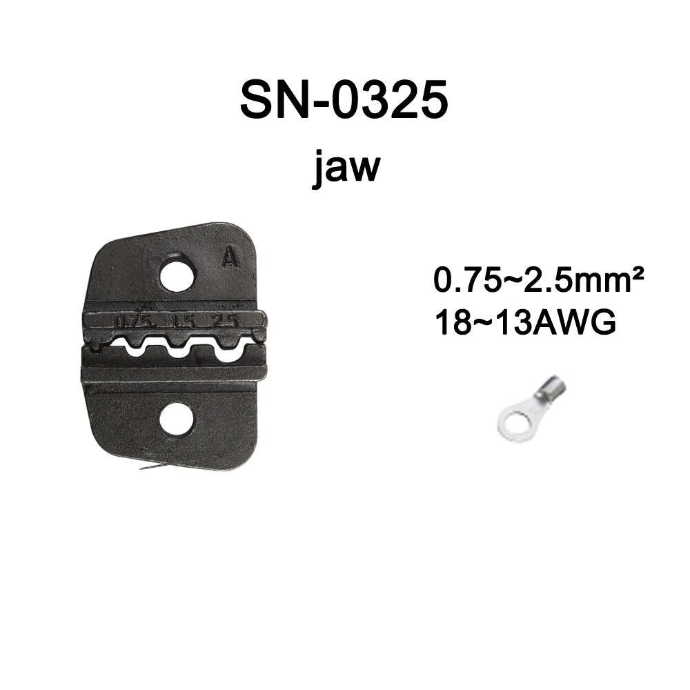 Mini europeisk formsats för sn  sn48b crimptång serie handpressverktyg och för  sn28b sn48b sn11011 sn0725 sn0325 sn06: Sn -0325