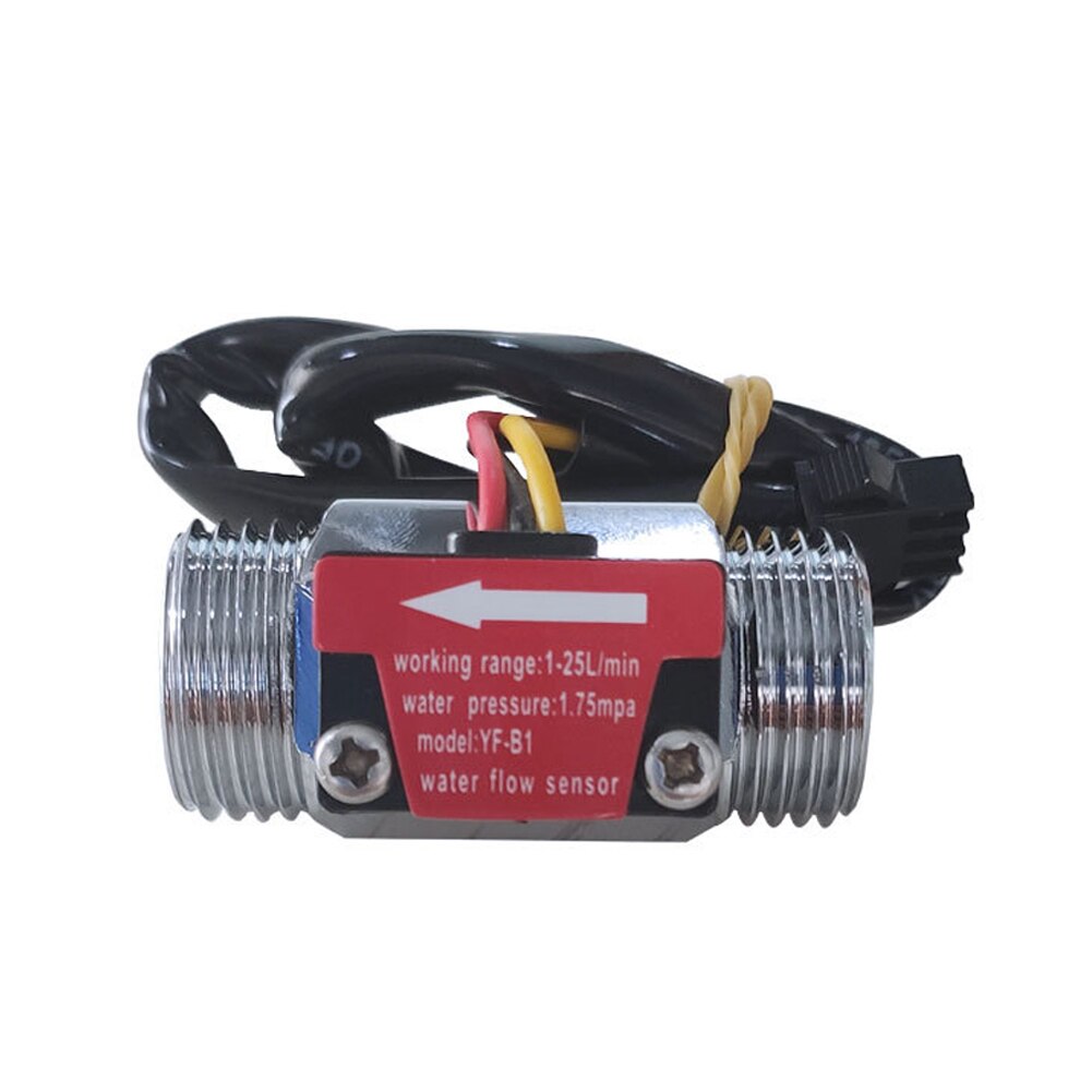 Flowmeter Portable Multifunction Water Flow Sensor Liquid Measuring Instruments Metal Industry Practical Hall Effect