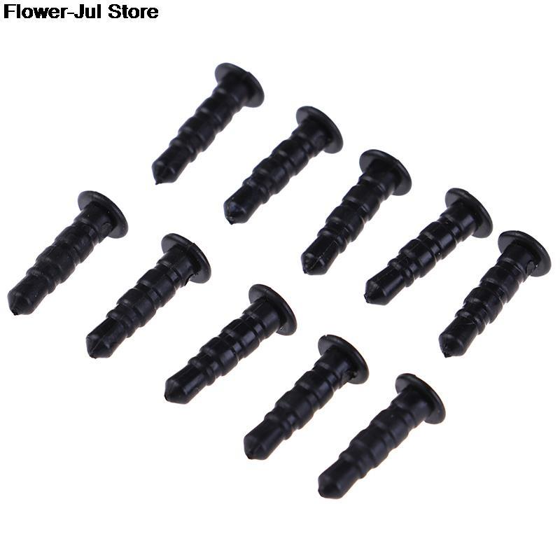 10Pcs Plastic Dust Plug 3.5Mm Koptelefoon Telefoon Accessoires Diy Telefoon Hanger Onderdelen Voor Iphone Voor Samsung Stof-plug caps