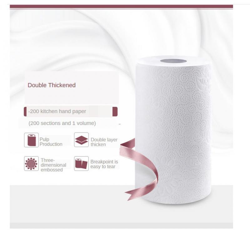 1pc papier kuchenny ręczniki rolka papieru kuchnia tkanka miękka tekstura dla kawiarni