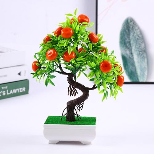 Albero artificiale in vaso pianta da frutto Bonsai... - Grandado