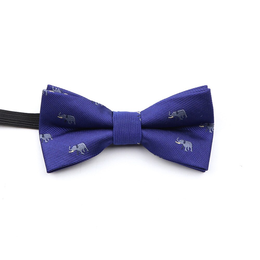 Nuovo papillon tessuto Jacquard per uomo bambino animale insetto Shiba Inu papillon festa di nozze casuale poliestere farfalla regalo carino