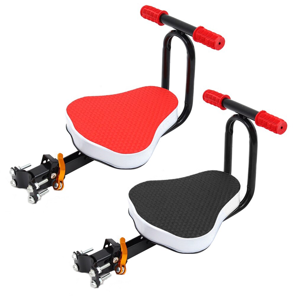 Child Bike Seat Foldable Ultralight Front Mount Baby Kids Bicycle Carrier With Handrail For Mountain Bikes Hybrid Bikes Fitness