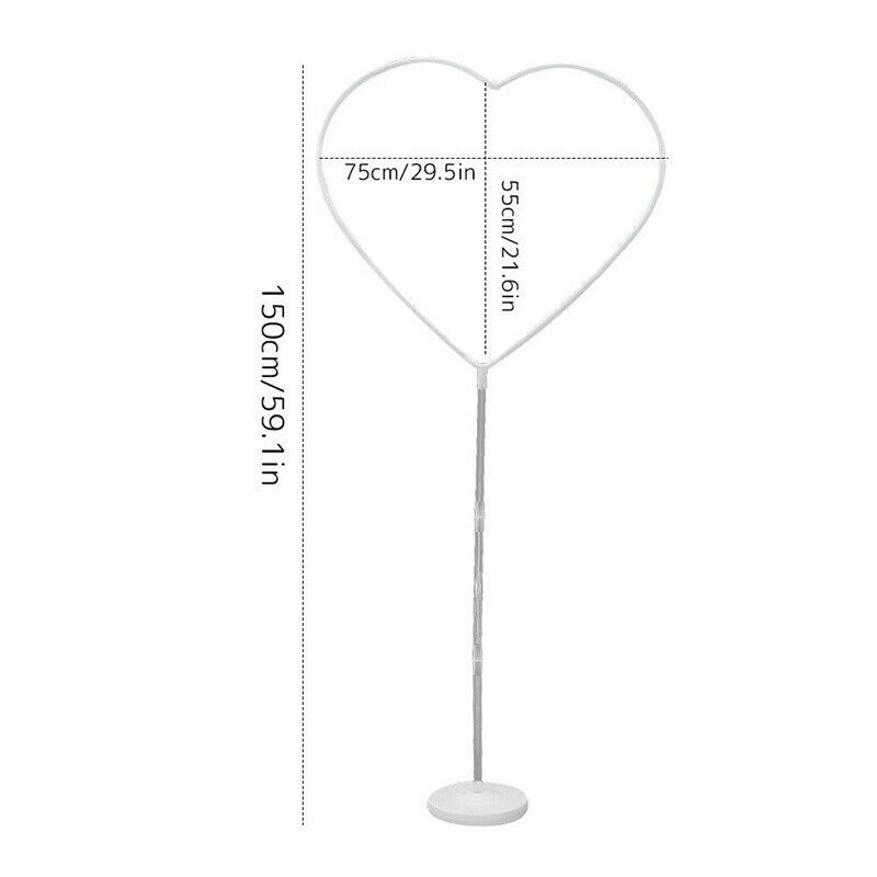 Heart-shaped Balloon Arch Column Stand Display Acc... – Vicedeal