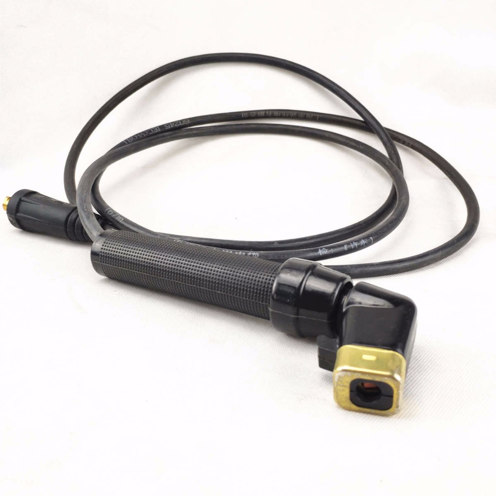 Welding Cable Welding Leadset 3m 16sqmm Copper Wires DKJ35-50 Connector 350A ARC Stick/MMA Welding Machine Electrode Holder