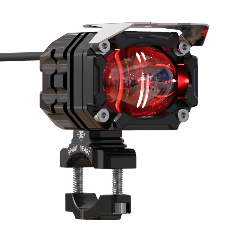 SPIRIT BEAST Motorcycle Lighting Accessories Spotlight LED Highlight off-road Motorcycle Universal Auxiliary Strobe Light Spotli