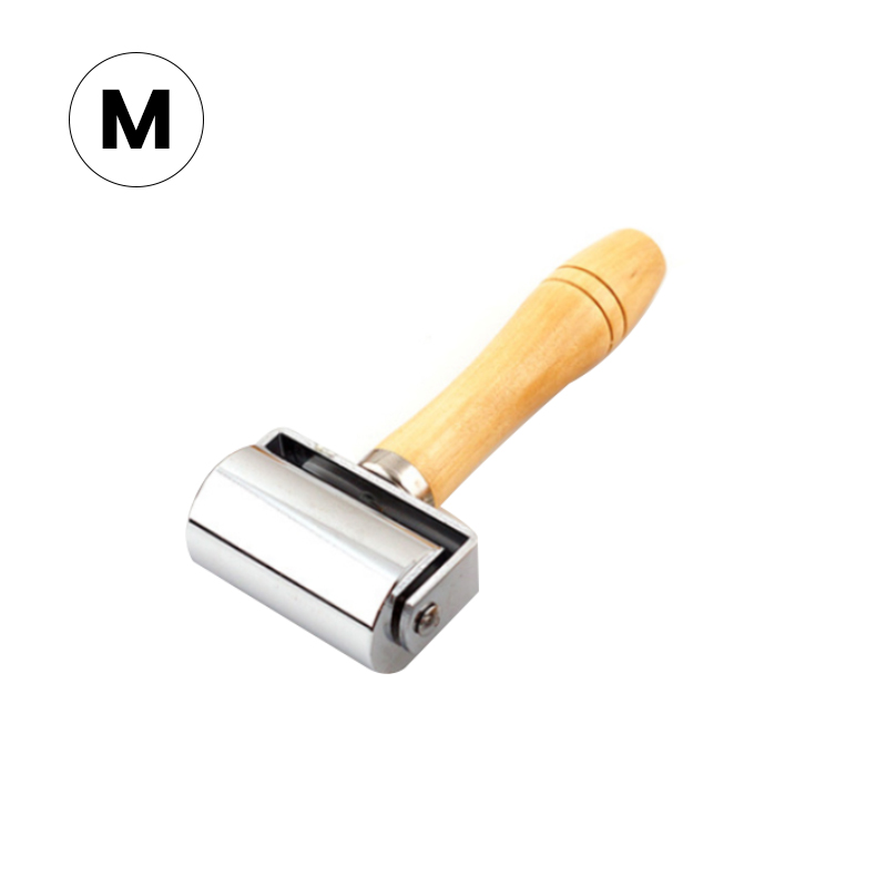 Rodillo de prensa para bordes de cuero, rodillo de laminado de pegamento para manualidades de cuero, herramienta de pliegue hecha a mano, 26mm/60mm/100mm: M