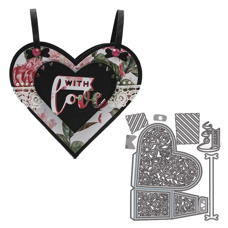Handbag Metal Cutting Dies Lady Bag Purses Craft Christmas Dies Scrapbooking for DIY Making Dies Cuts Girl Hand Bag: 21.5x18.5cm