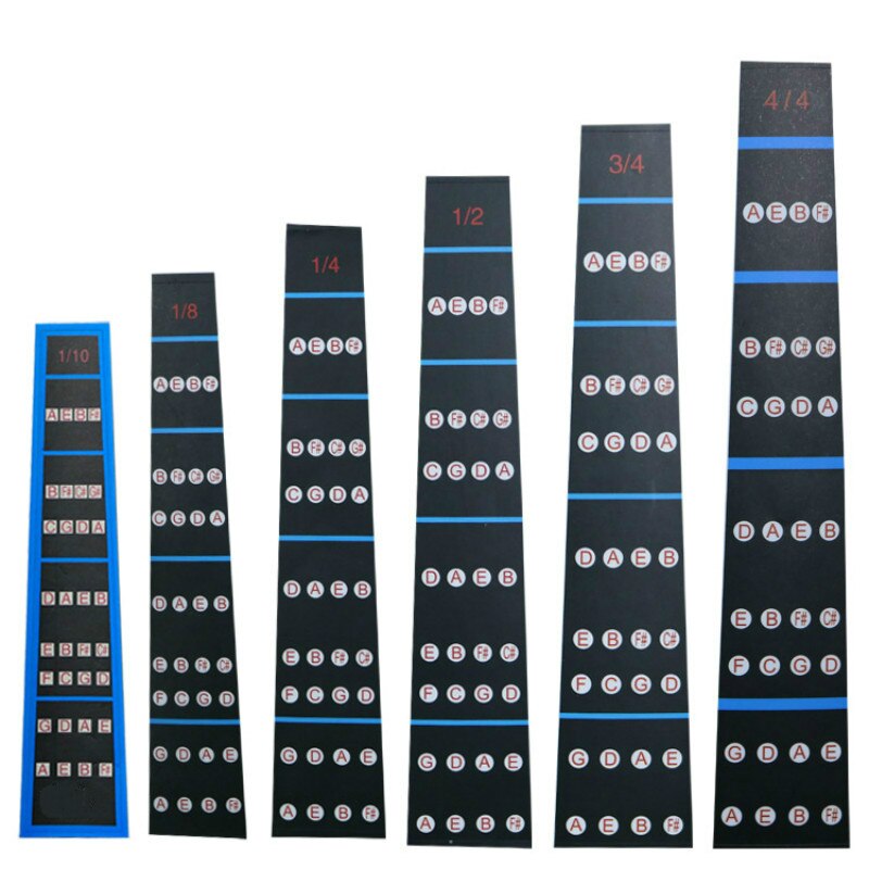 1 Pcs Violin Fingerboard Sticker Notes Label Fingering Diagram Practice Finger Guide Beginner Violin Accessories Accessories
