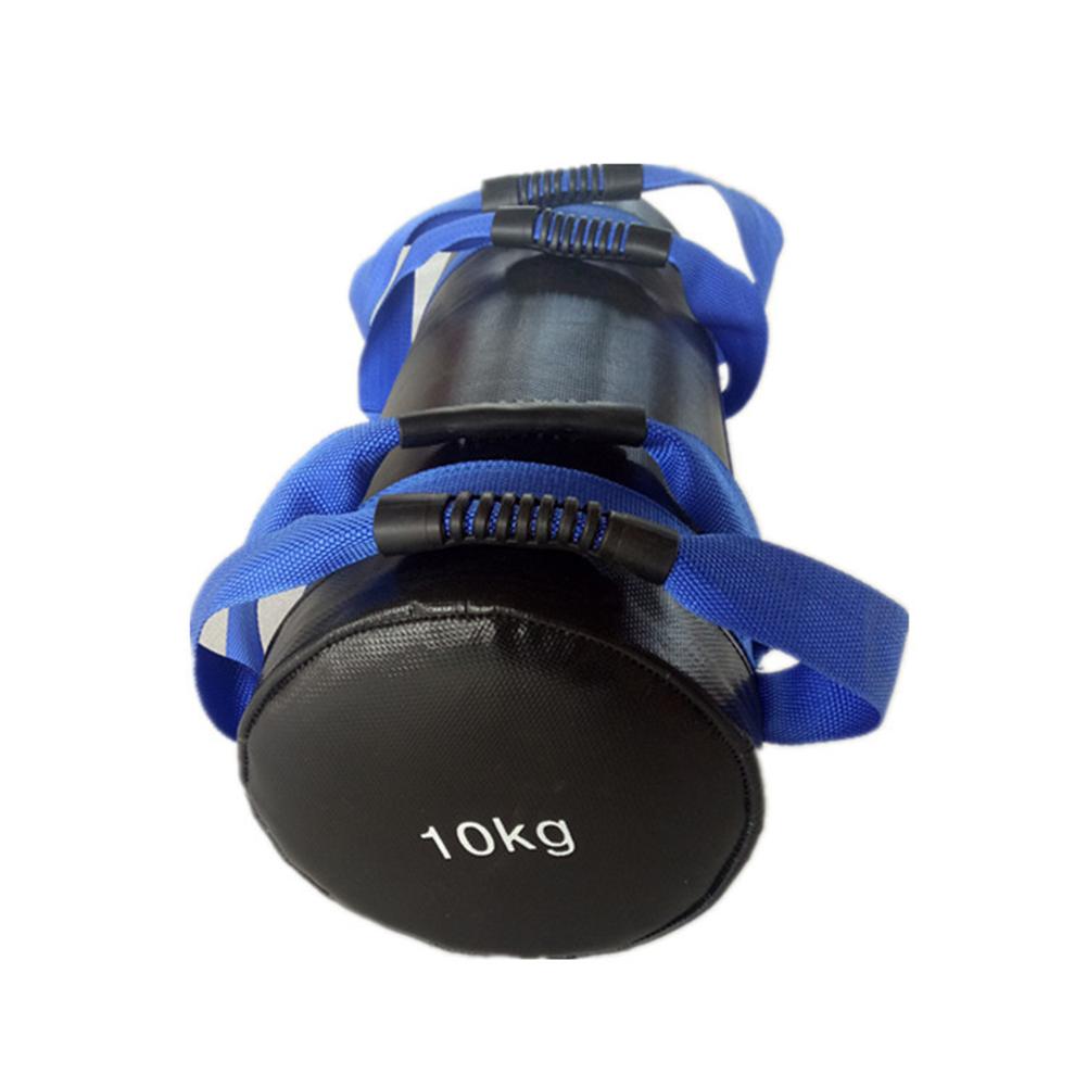 Strength training bag 5/10/15/20/25/30KG with handle punching bag strength training fitness boxing punching bag fitness trainin: White