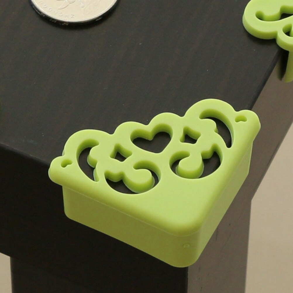 4 PCS Baby Hollow Flower Safety Corner Protector Desk Corner Guard Children Safety Edge Guards