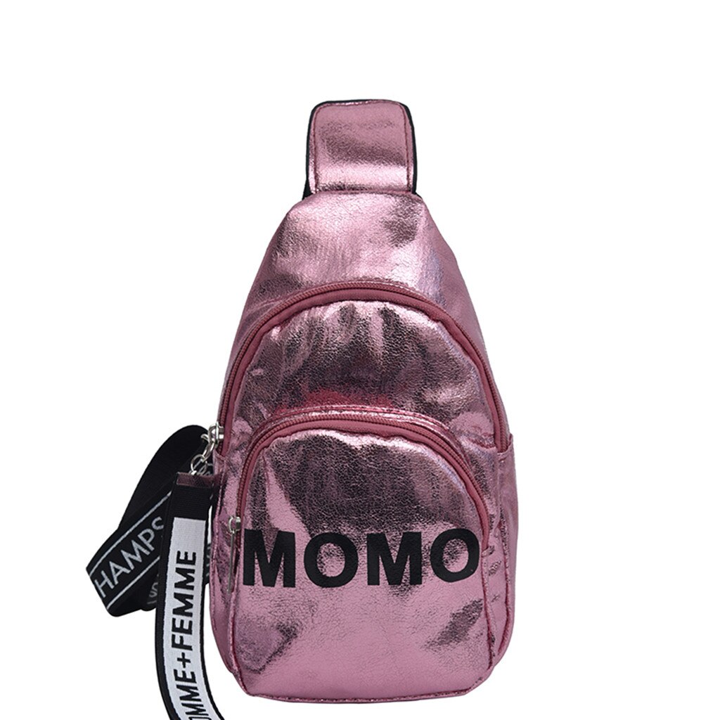 Bolsa mensageiro selvagem feminina moda de um ombro bolsa quadrada pequena 3.746: Pink 