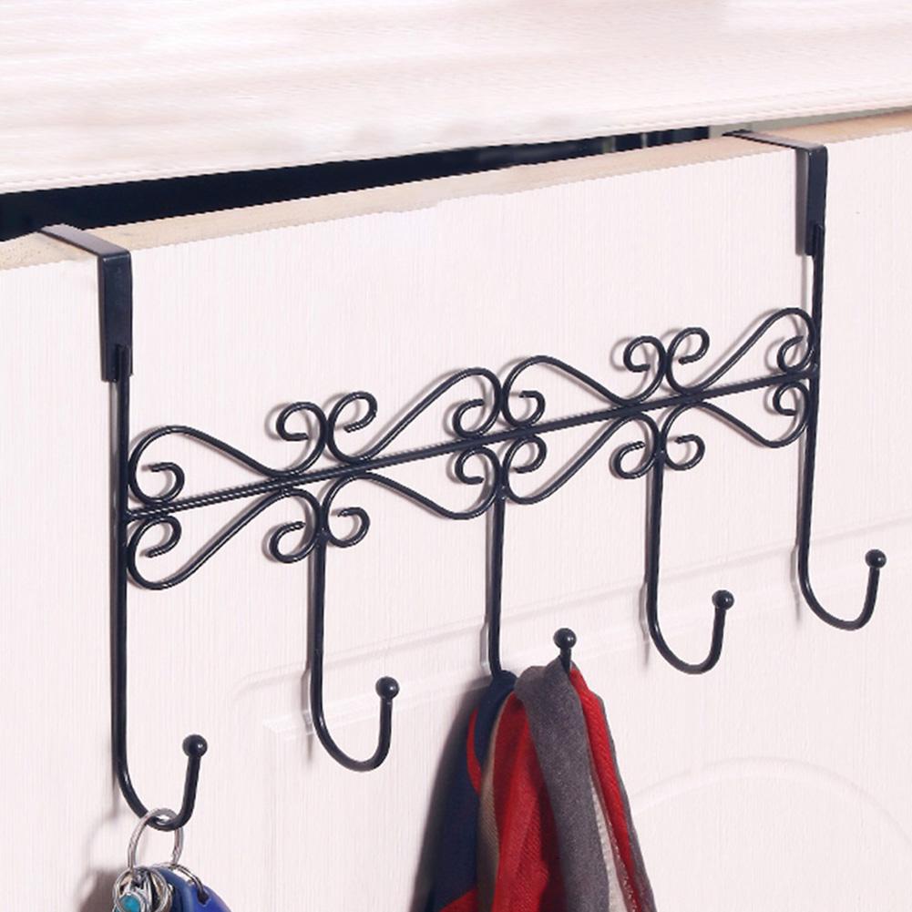 Colgador de ganchos para puerta de cocina, perchero