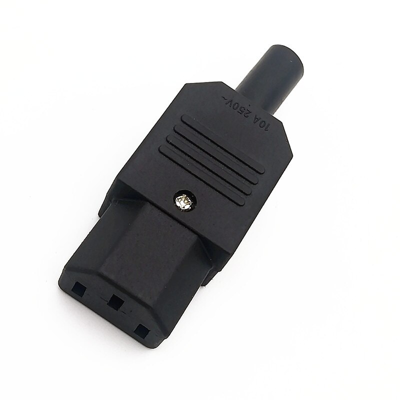 IEC320 C14 C13 Electrical AC Socket 3 Female Male Inlet Plug Connector 3pin Socket Mount