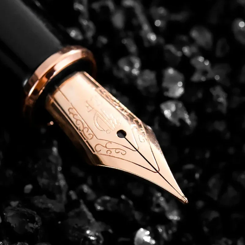 Hongdian 920 Pluma Estilográfica - Diseño Metálico Retro - Escritura Fluida - Ideal Estudiantes y Negocios
