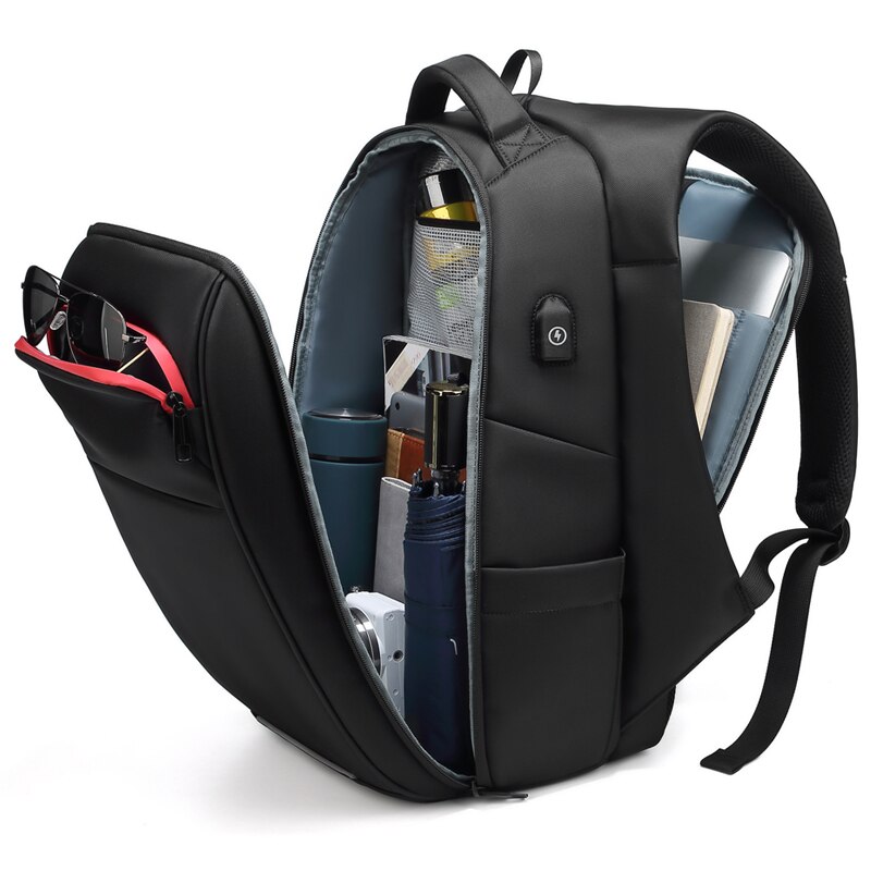 Eurcool 15.6 Inch Laptop Rugzak Anti-Diefstal Voor Tiener Mannelijke Mochila Multifunctionele Usb-poort Opladen Reizen Rugzakken Mannen N0011