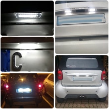 18SMD Kentekenplaat Verlichting Voor Smart Fortwo Coupe Led 450 451 Praktische